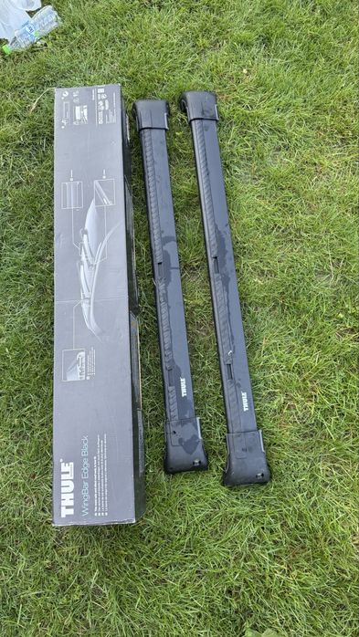 Bare transversale Thule Wingbar Edge Black pentru BMW 5-serie Touring F21 su X5 F15 + Snowpack