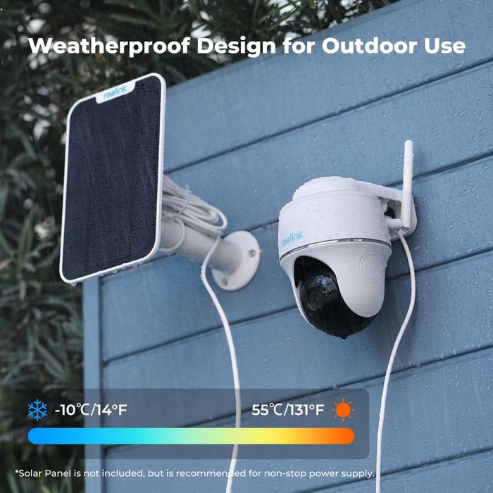 Camera de supraveghere Reolink Argus B430 cu baterie si panou solar