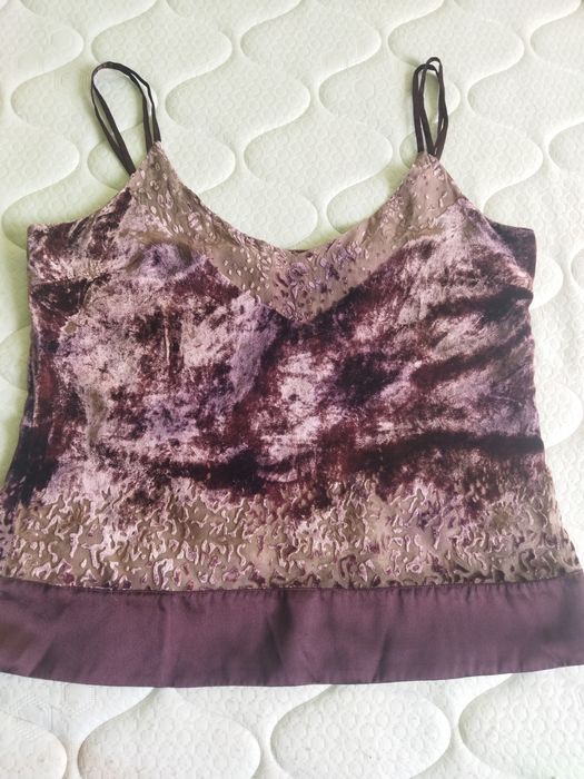 Официална дамска блуза бюстие от плюш