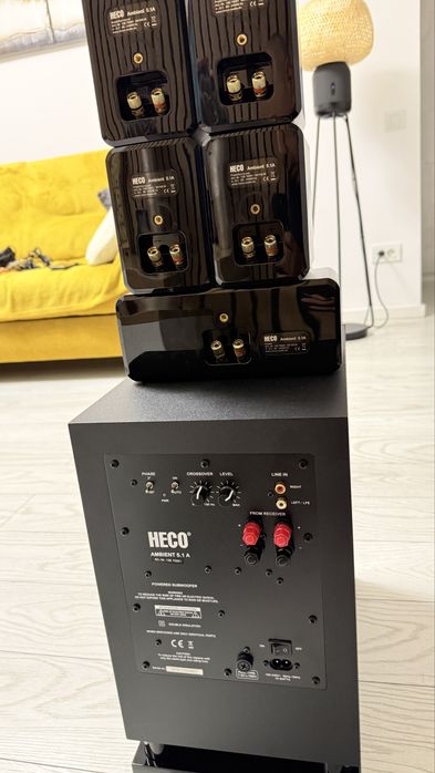 Sitem audio 5.1 Denon Avrx250bt-/Heco Ambient 5.1