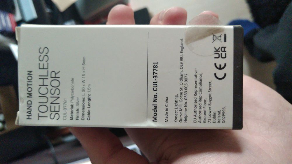 CUL-37781 - Motion Sensor Master Control White Senzor lumina lumini