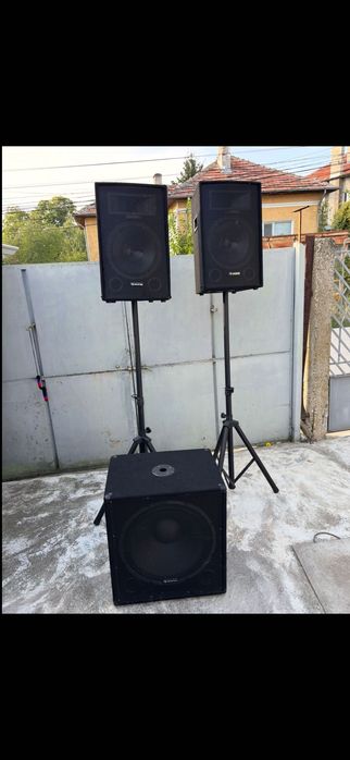 Мощни озвучителни системи Auna Pro / Auna Cube 1812 PA Set (Продават се заедно или поотделно)