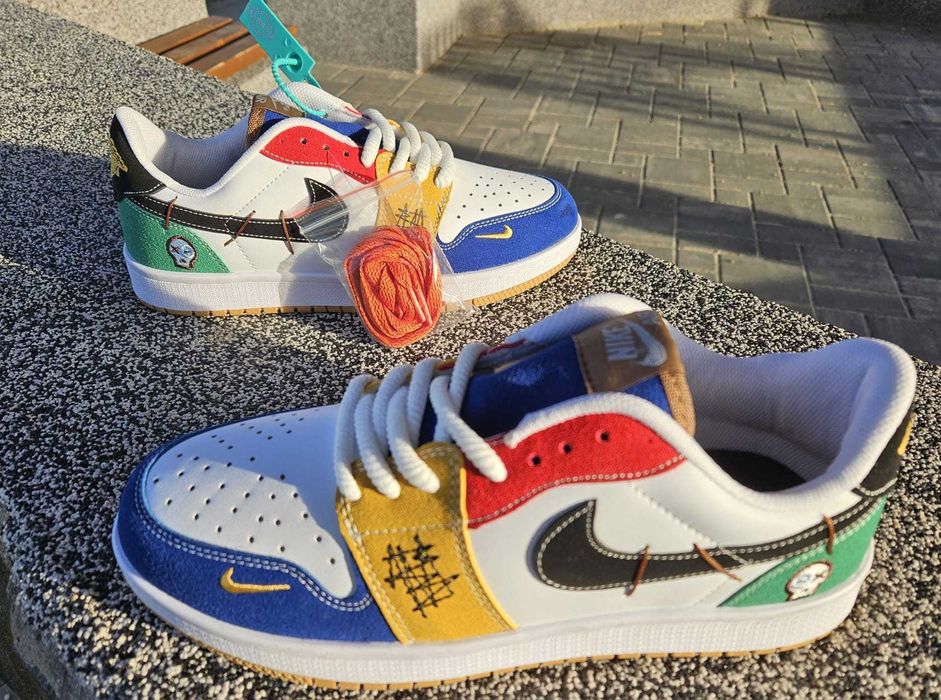 Nike Air Jordan 1 Low WMNS White/Yellow