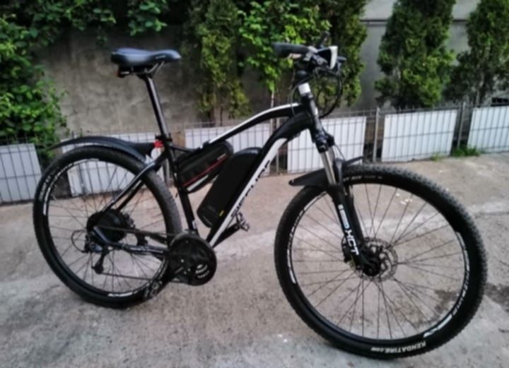 Bicicletă electrica ,roti pe 29,cadru mărimea L
