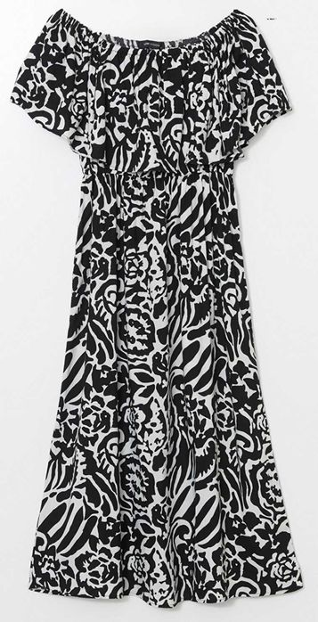 Rochie - Livrarea 5 lei - NOUĂ - midi - vâscoză