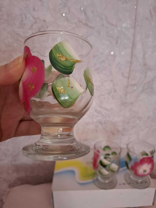 Чаши рисувано стъкло