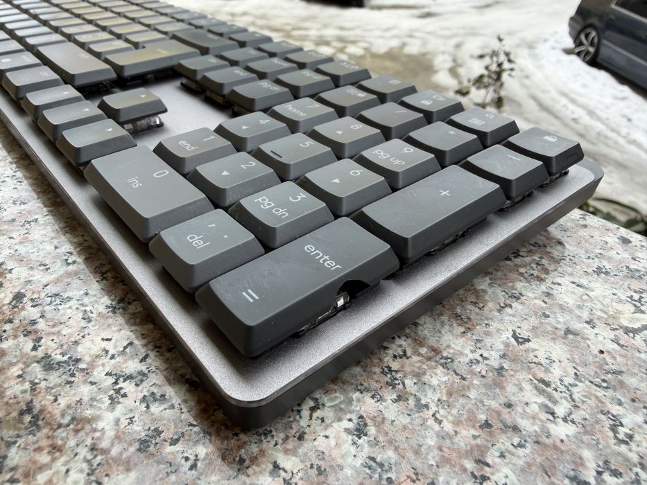 Tastatura Logitech MX Mechanical Linear, iluminata, Bluetooth