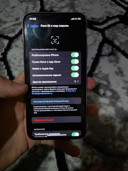 Iphone x 256 tali