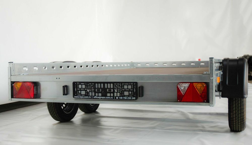 Remorcă REPO – Nouă, Dublu Axe, Carte RAR inclusă