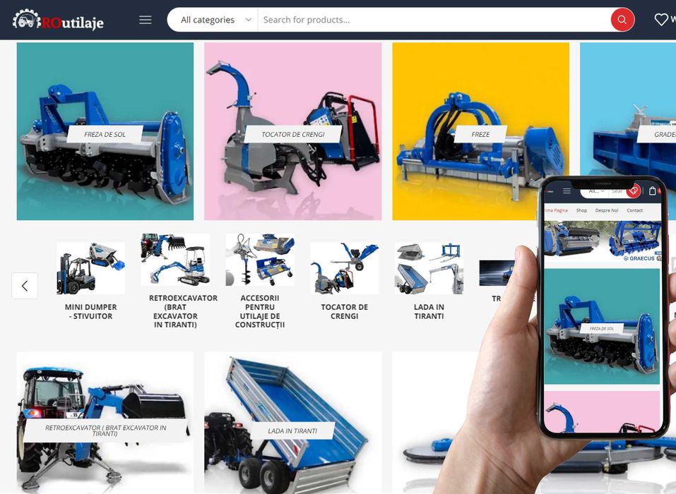 Creare site de prezentare și magazin online pentru afacerea ta