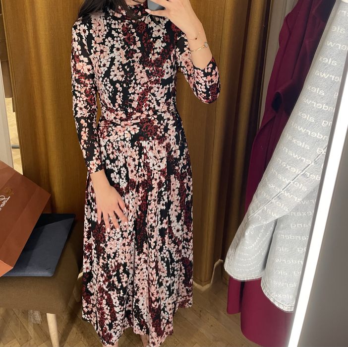 Платье цветочное вечернее Max&Co