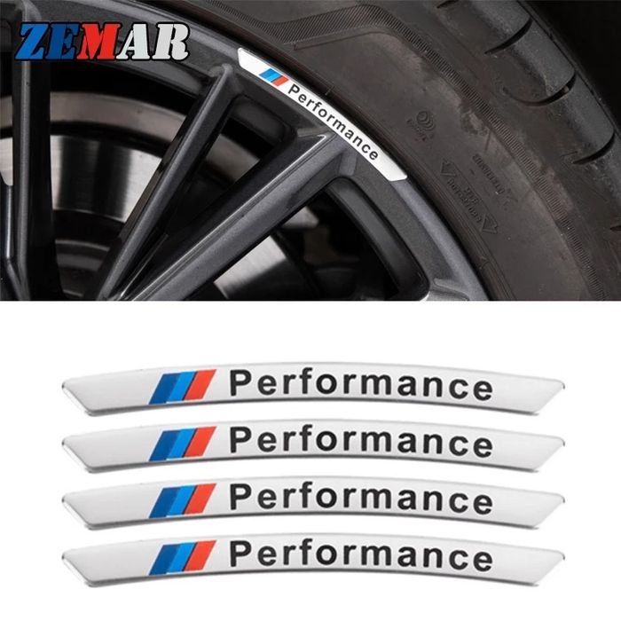 M Performance Jante Sticker Logo Bmw E46 E87 E90 E60 E70 X1 X3 X6 X7