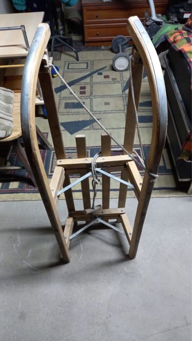 Финские сани деревянные