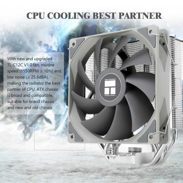 Cooler CPU AER Thermalright Assassin King 120 SE,5 heatpipe,AMD Intel