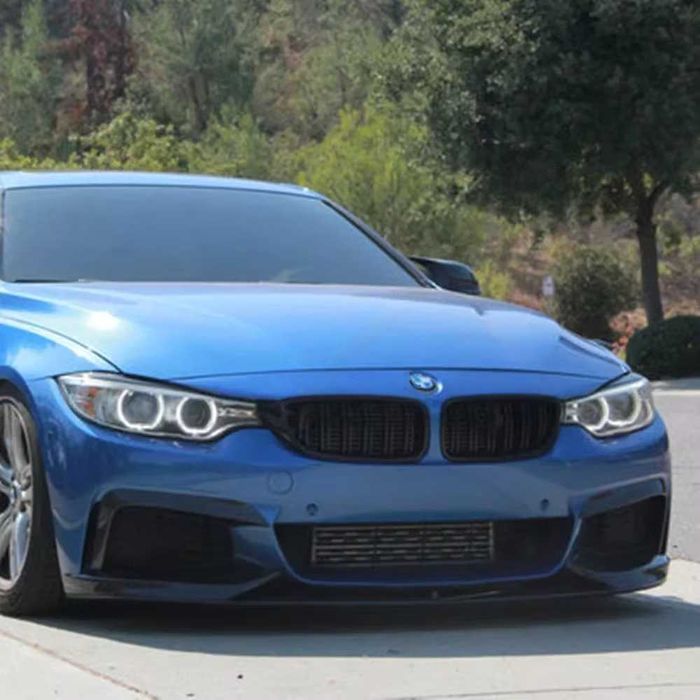 Prelungire Extensie Lip Bara Fata M BMW Seria 4 F32 F33 F36, Negru Luc