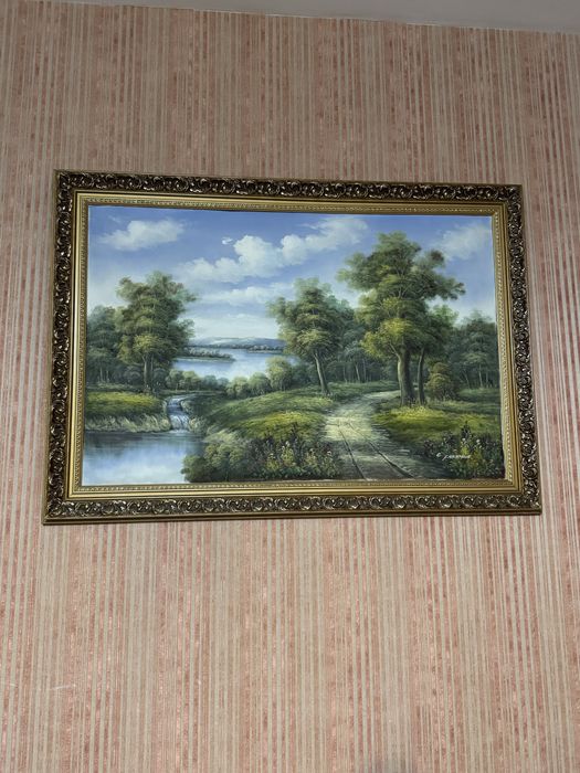 Картина в раме 100×70 см — 35 000 тг