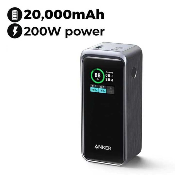 Anker Prime 20 000 mAh 200W — Премиальный Powerbank. Есть доставка
