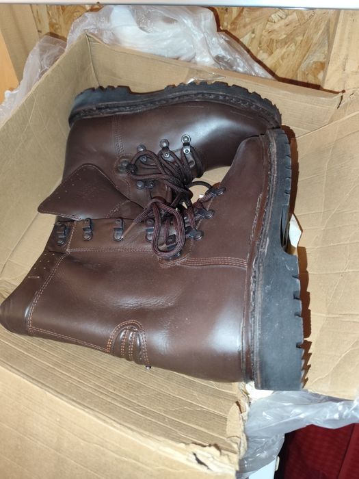 Bocanci militari piele box