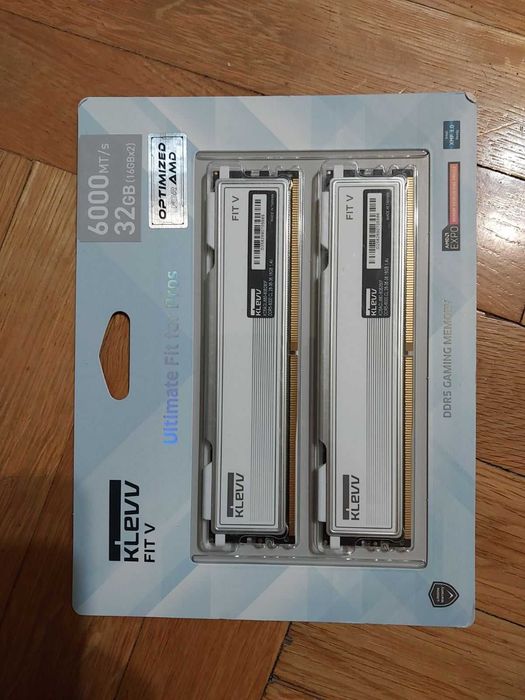 32GB 6000MT/s DDR5 CL28 - Klevv Fit5 (EXPO, XMP) - Нови!
