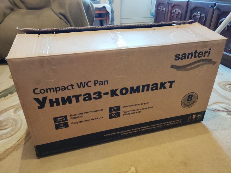 Новый унитаз Santeri