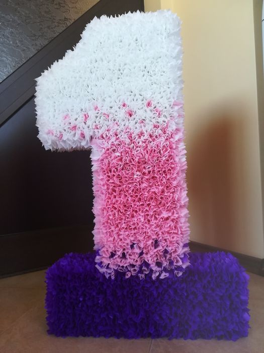 Обемна цифра 3 за рожден ден