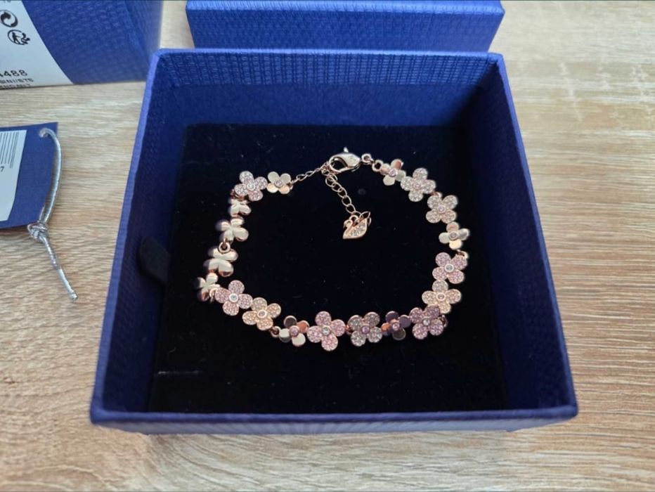 Bratara Swarovski Pink