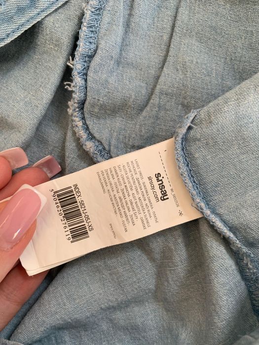 Лёгкое джинсовое платье