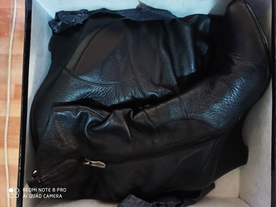 Сапоги кожа р 39