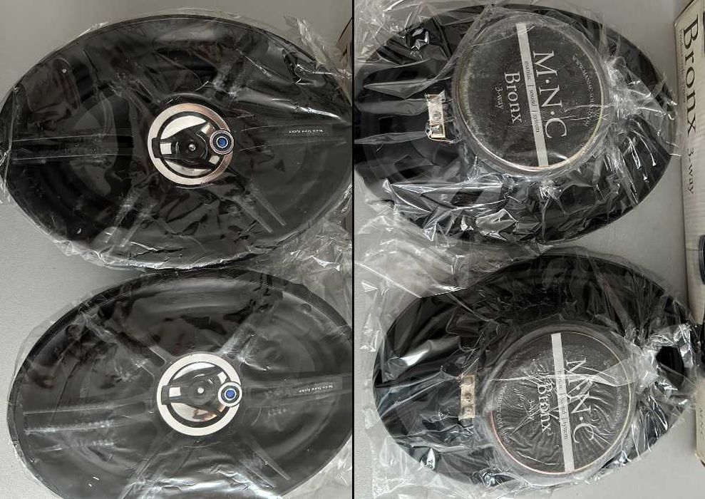 Statie amplificare MNC si difuzoare auto cu 3 cai