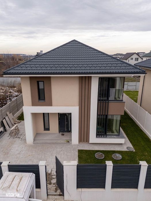 Vile PASIVE 5 camere TUNARI, 500m2 curte, 186m2 utili