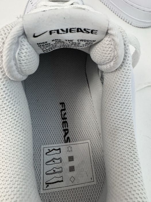 Nike Air Force 1 Triple White / Full albi noi cu eticheta si factura