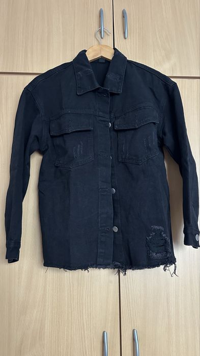 Geaca blugi neagra XS