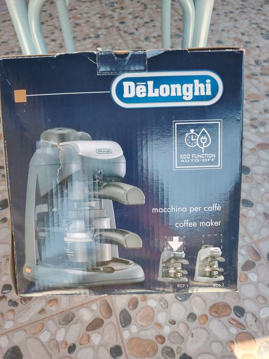 Espressor cafea DeLonghi EC 7.1, cafea macinata, 800 W, capacitate 0.4 litri,