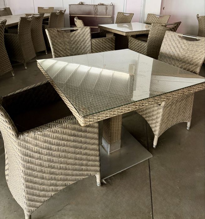 Set 4 scaune si masa terasa