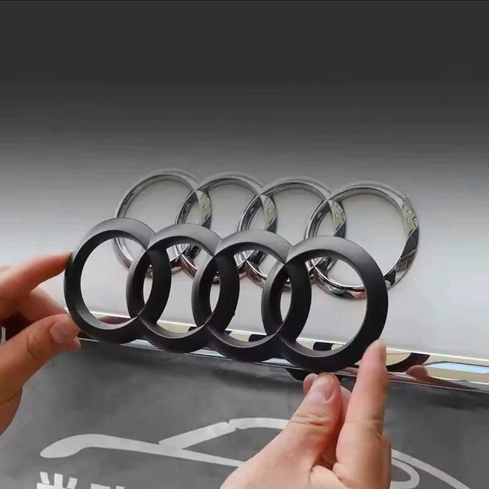 Embleme Audi fata / spate Emblema grila / haion  inele cercuri cromate