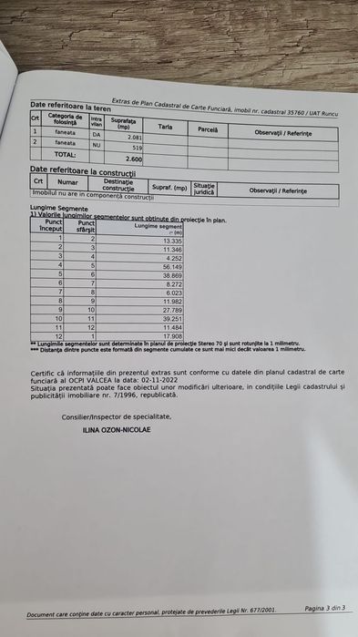 Vand 2 terenuri intravilane/extravilane