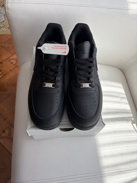 Nike Air Force 1 Black Negrii