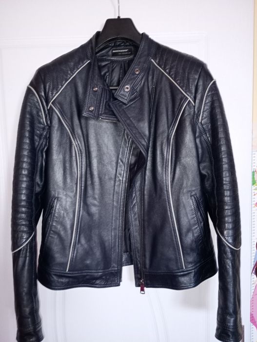 Кожено яке Rockeds тъмно синьо