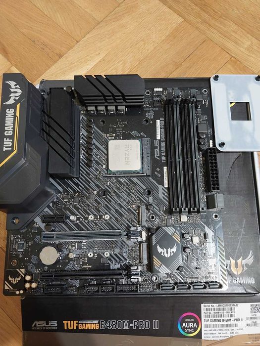 AMD Ryzen 7 5800X + Asus TUF B450M Pro II