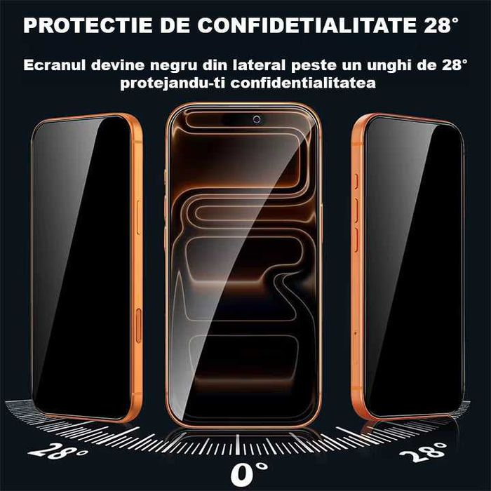 Folie sticla protectie telefon - Clear si Privacy, toate modelele iPhone si Samsung