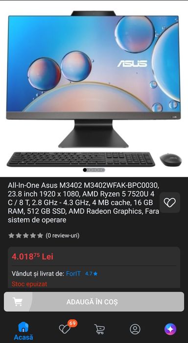 AIO calculator integrat sigilat!