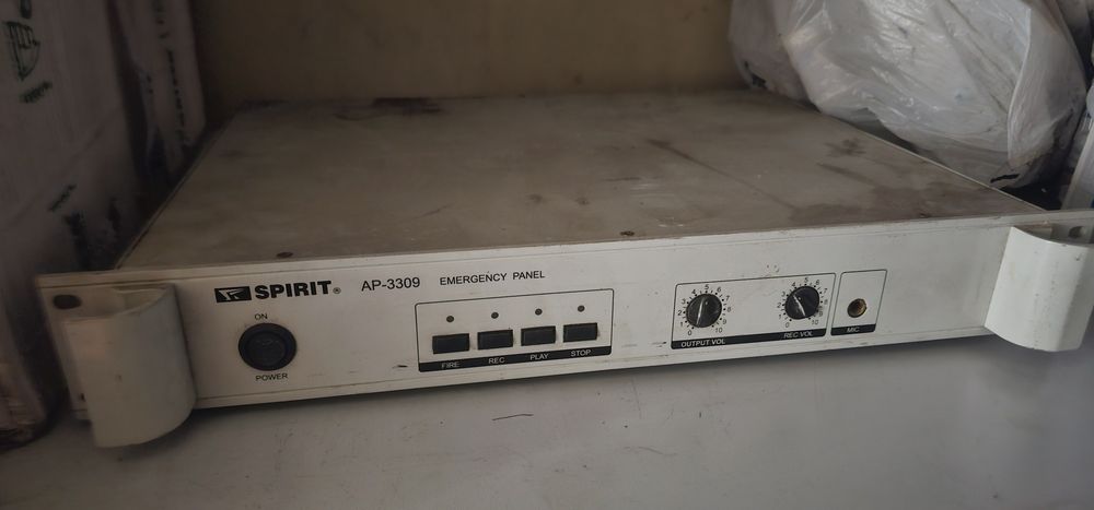 SPIRIT AP-3309 Emergency Panel аварий извещатель, усилительная панель