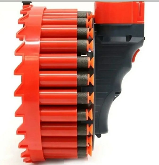 Игрушечный бластер с мягкими пулямт