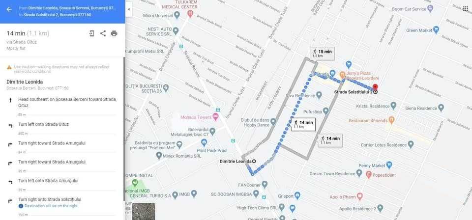 Apartament 2 camere Popesti Leordeni, metrou Dimitrie Leonida 15min