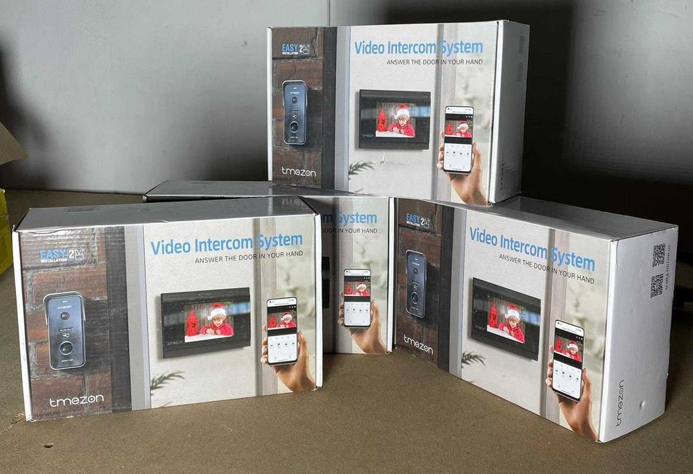 Set de 4 bucăți videointerfon IP TMEZON WLAN