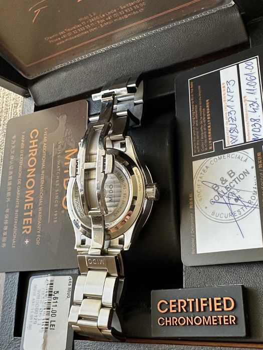 Vand ceas Mido Multifort Day-Date automatic, 42mm