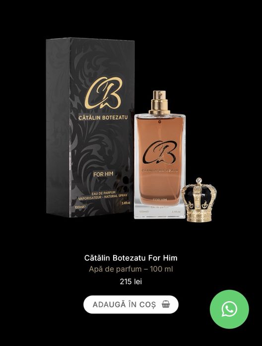 Vand parfum Catalin Botezatu Barbatesc