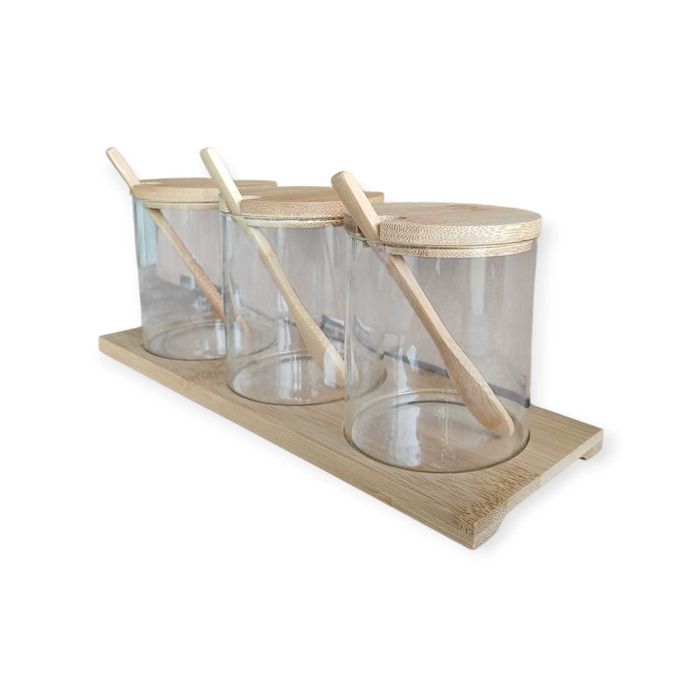 Бурканчета за подправки със стойка и BG етикети - 4 МОДЕЛА