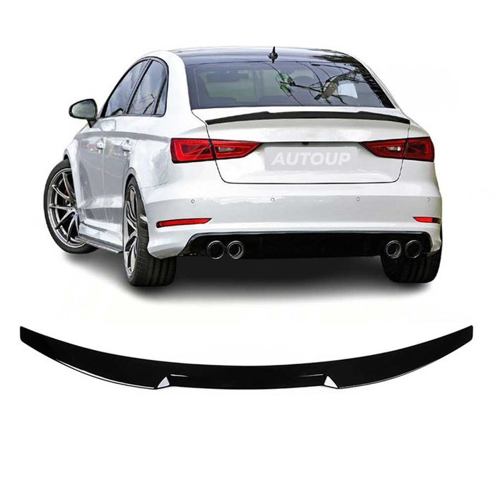 Eleron Portbagaj Audi A3 / S3 / RS3 (8V) 2012-2020 Negru Lucios
