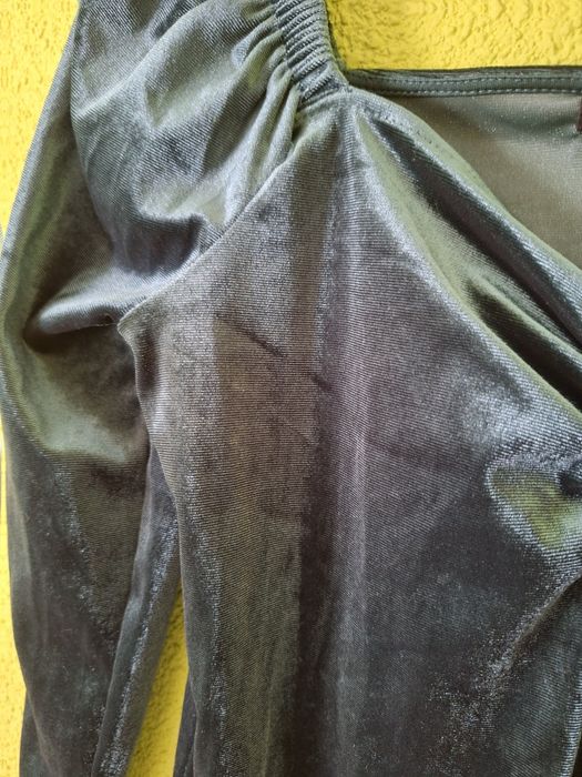 Rochie catifea verde